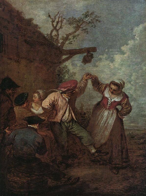 Jean-Antoine Watteau Peasant Dance oil painting image